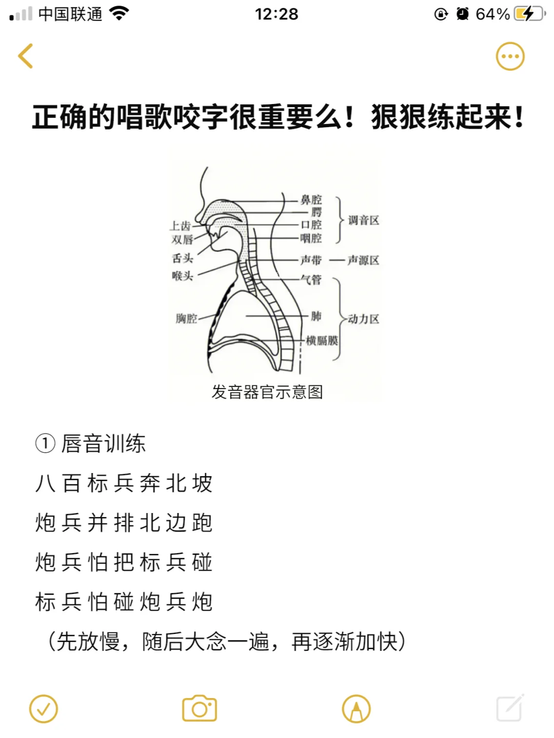 唱歌练习方法和技巧